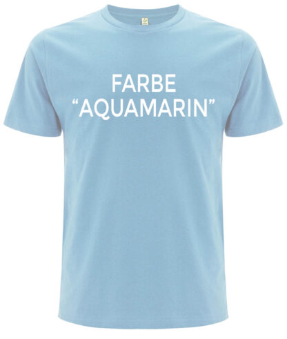 T-Shirt Farbe: Aquamarin