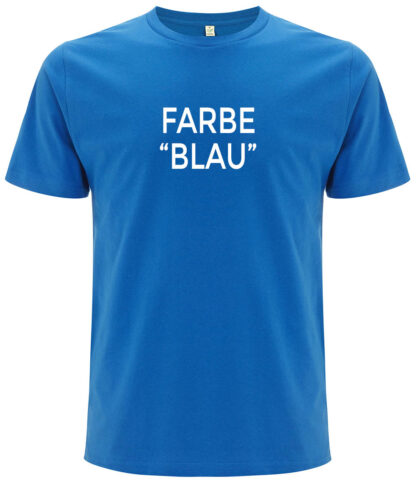 T-Shirt Farbe: Blau