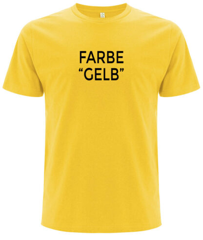 T-Shirt Farbe: Gelb
